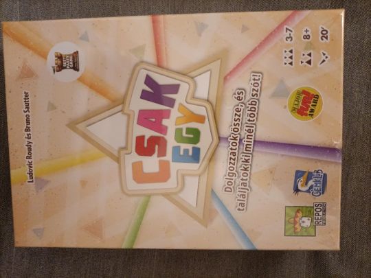 Új, CSAK EGY Társasjáték