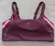 Új, eredeti, bordó, Adidas sportmelltartó XL