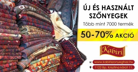 Új és használt szőnyegek a Kabiriben
