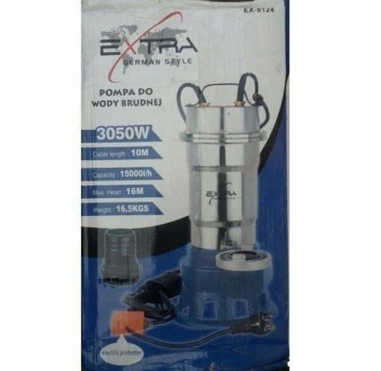 Új Extra-tools INOX Darálós szennyvízszivattyú úszókapcs