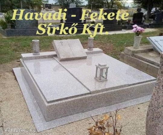 Új gránit, műkő síremlékek, urna kripták kivitelezése.