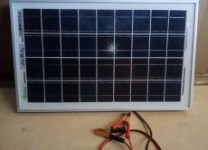 Új import 12V-os Monokristályos napelem, 10 W eladó