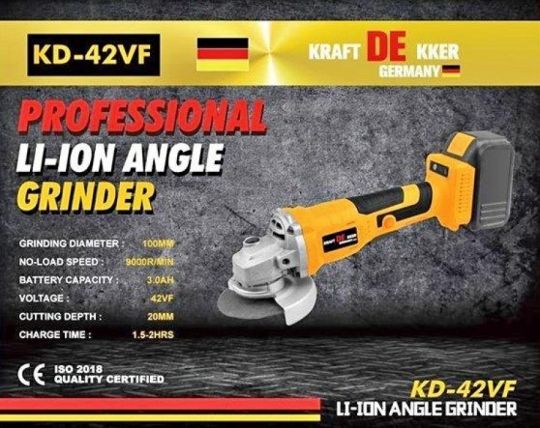 Új Kraftdekker Germany akkus sarokcsiszoló, akkus flex eladó