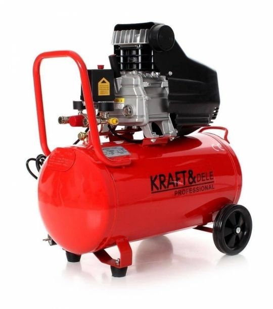 Új Kraft&Dele 50 literes olajos kompresszor 2.8kW, 8 bar