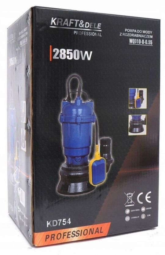 Új Kraft&Dele Darálós szennyvíz szivattyú 2850W eladó