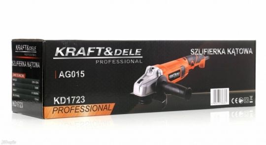Új Kraft&Dele KD1723 sarokcsiszoló 1300W Fordulatszabályzós