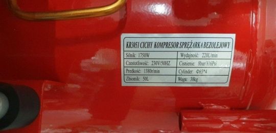 Új Krischner 50L olajmentes,csendes kompresszor eladó
