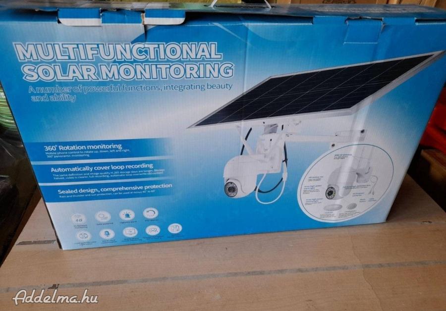 Új Napelemes solar vezetéknélküli kültéri wifi kamera eladó