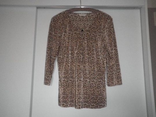 Új nyári blúz M méret ocelot mintás Marks& Spencer