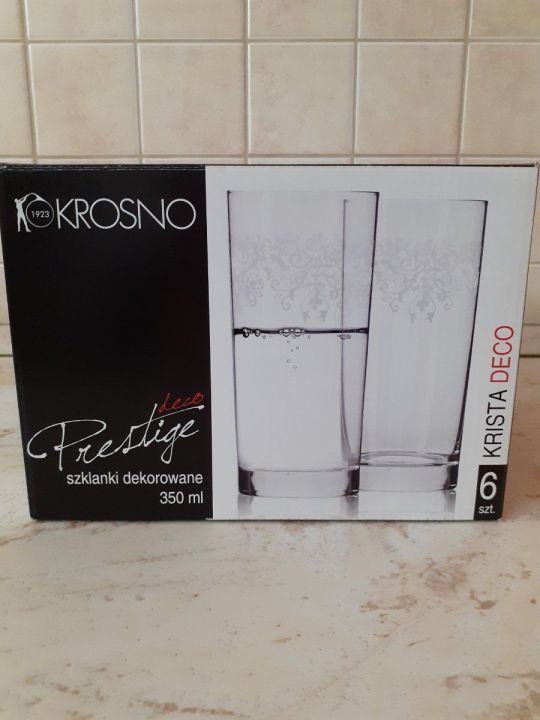 Új üdítős/vizes pohárkészlet 6 db