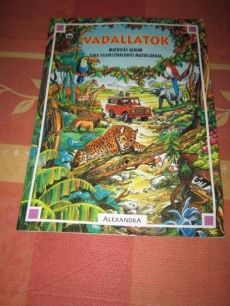Új Vadállatok matricás album újra felhasználható matricákkal
