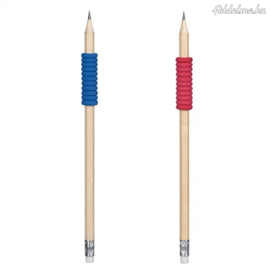 UK ceruzák radír kék/piros markolattal - 2 db