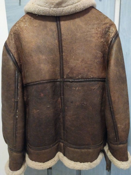 Valódi bőr irha bomber dzseki