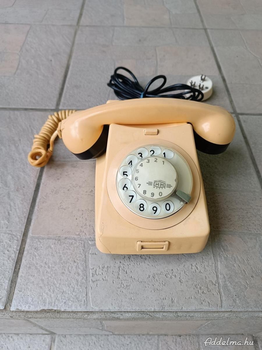 Vezetékes retro tárcsás telefon. Nem működik