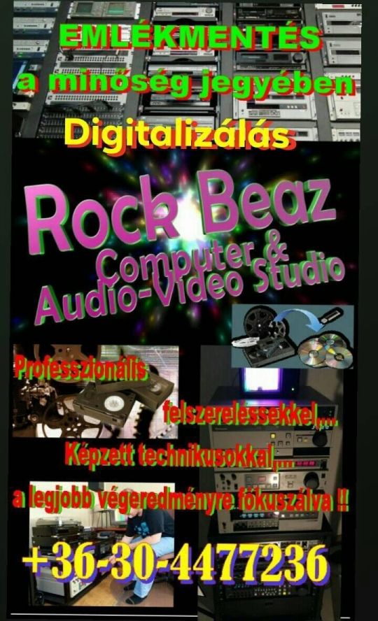 Videó, Audio, fénykép, negatív digitalizálás