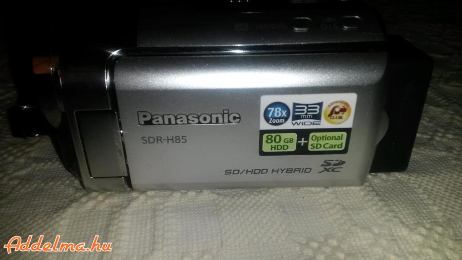 Videokamera panasonic  SDR-H 85, 78 x zoom, 80 GB hdd. Olcsón eladó.