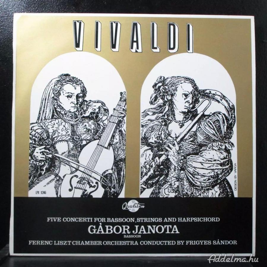 Vivaldi - Koncertművek fagottra, vonósokra, csembalóra, LP