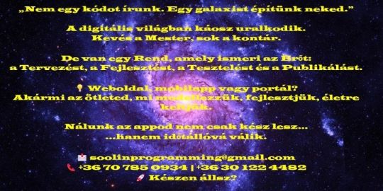 Weboldal • Mobilapp • Egyedi fejlesztés vállalkozásoknak