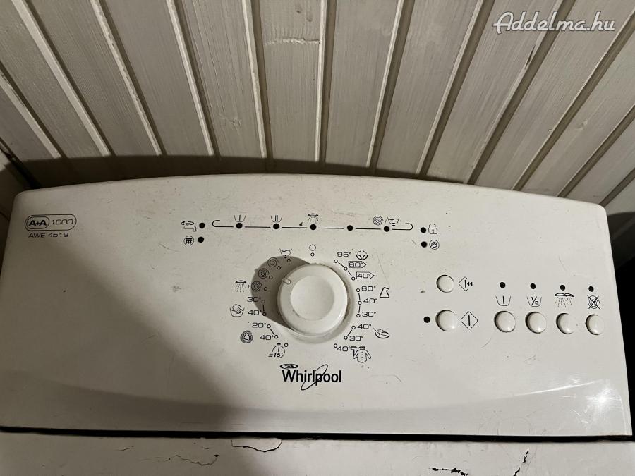 Whirpool felültöltős mosógép 