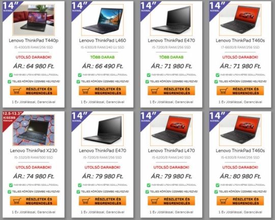 Www.Dr-PC.hu.hu 1.30: 9+1 garanciával: Lenovo ThinkPad E470