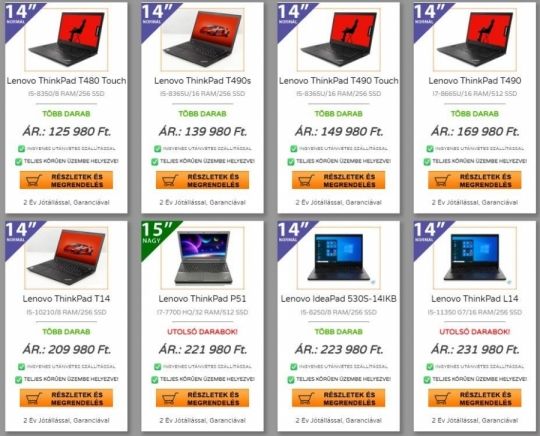 Www.Dr-PC.hu.hu: Lenovo ThinkPad T490 (!!!Intel i7!!!)