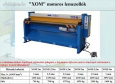 XOM motoros lemezolló