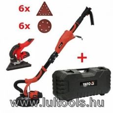 YATO 710 w-os kombi falcsiszoló zsiráf +12db papír+ koffer