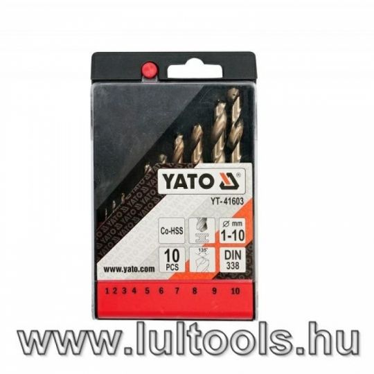 Yato Fúrószár készlet CO-HSS (YT-41603),.,.,.