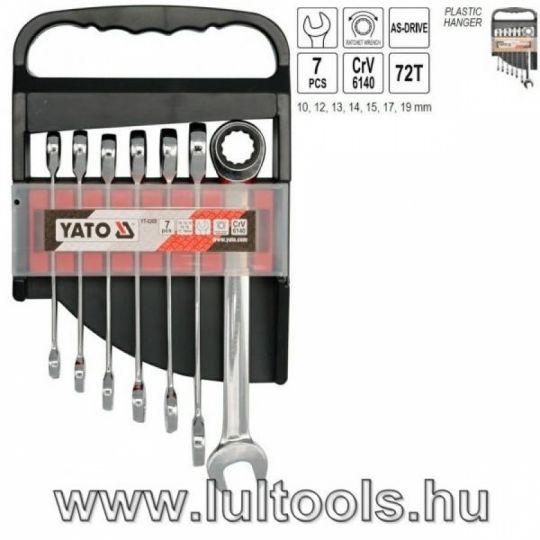 YATO Racsnis kulcs klt. 7 részes (YT-0208)