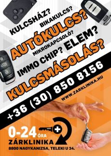 Zárnyitás • Zárcsere • Zárjavítás Zárlakatos