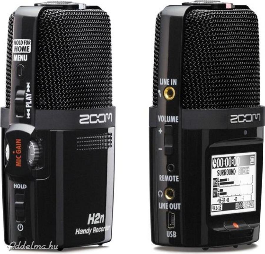 Zoom H2N Digitális mikrofon és hangrögzítő.